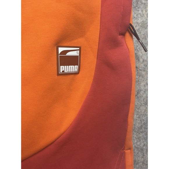 PUMA Men's Dime Shorts Tigerlily -America Beauty Size XL - Picture 3 of 6